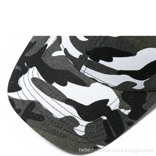 Custom black digit camo led cap